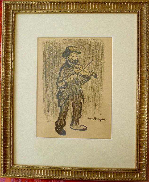 Kees van Dongen, fraai ingelijste Lithografie uit L'Assiette au Beurre, 1901 kopen? Bied vanaf 125!