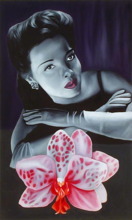 Jan Bollaert, lambdaprint "Orchid Woman" in lijst kopen? Bied vanaf 50!