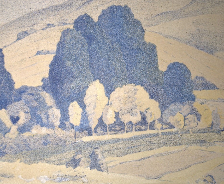 J.H.Pierneef - lithografie Hartbeesfontein Zuid-Afrika  kopen? Bied vanaf 35!