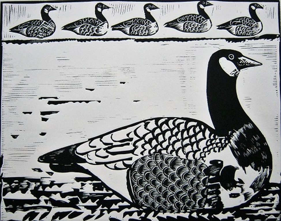 Willem Snitker--de eend--lino verkocht voor € 39!