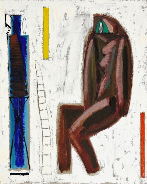 Yvan Theys origineel werk op doek  - 1991 verkocht voor € 1200!