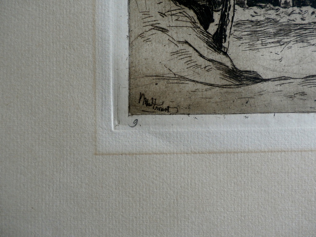 Wiilem de Zwart - grote ets: Ruine kopen? Bied vanaf 40!