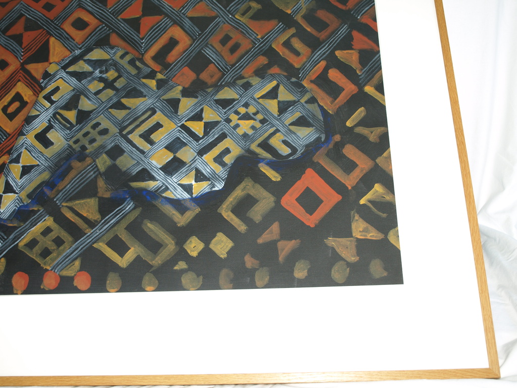 Maarten van Dreven (1941-2001) – Acryl op katoen –“Mimicry” – Ingelijst - 1988   kopen? Bied vanaf 125!