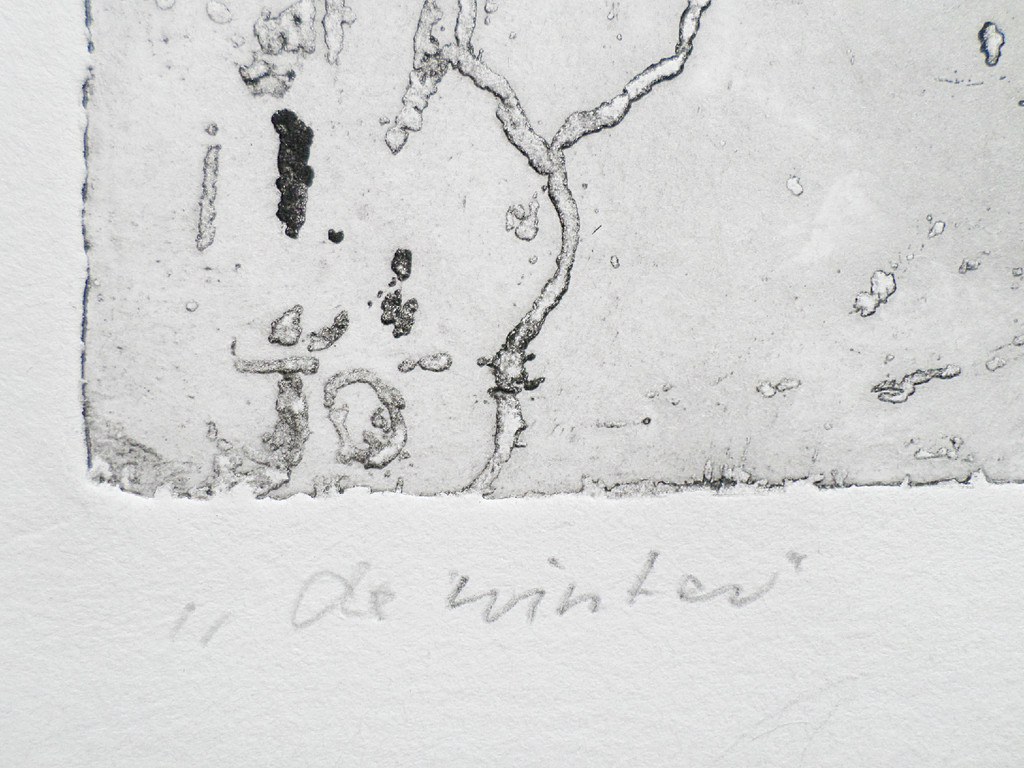 Jeanne Bieruma Oosting - De winter, ets kopen? Bied vanaf 100!