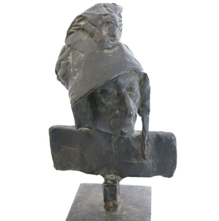 Eric Claus: Brons op sokkel van hardsteen, Erasmus verkocht voor € 221!