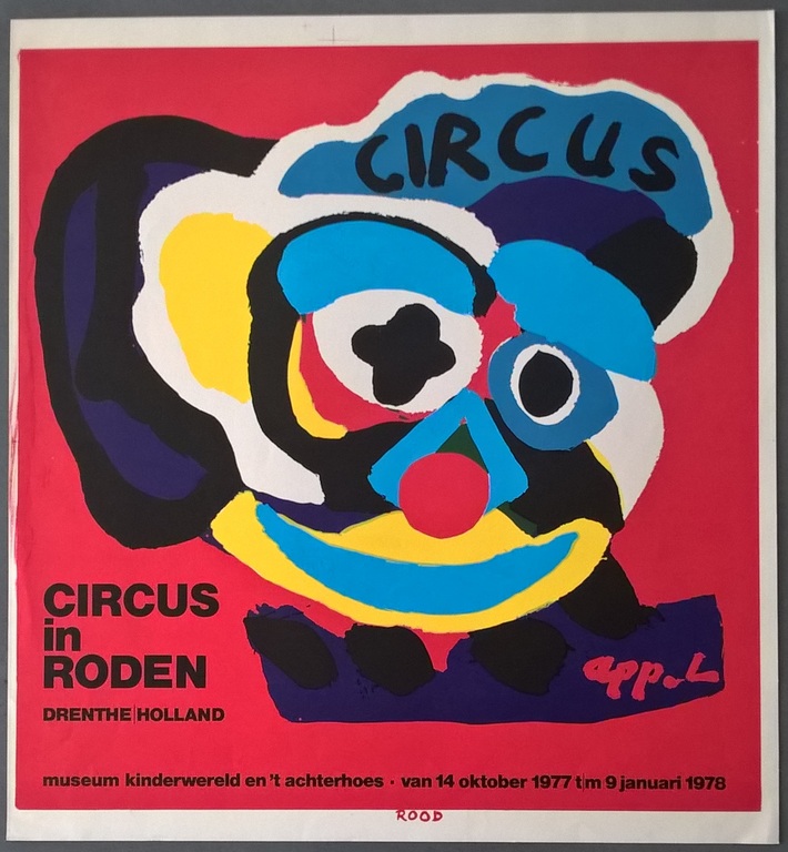 Affiche Karel Appel - Circus in Roden kopen? Bied vanaf 50!