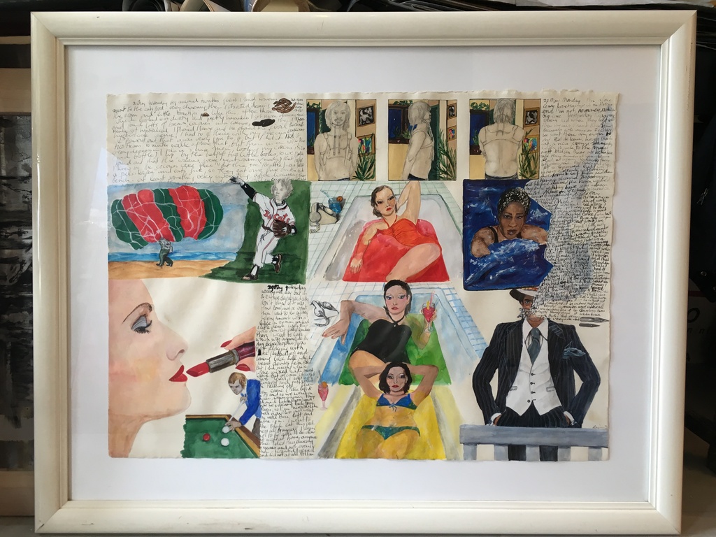 Jacqueline de Jong-Titel onbekend-aquarel op papier kopen? Bied vanaf 1400!