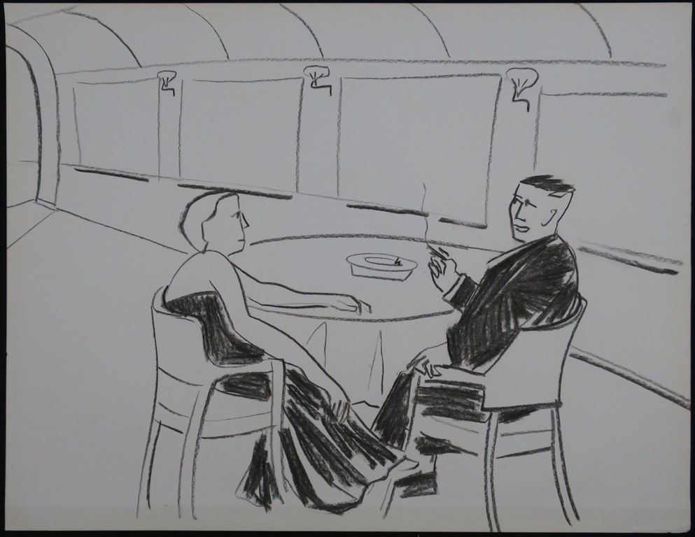 Onbekende kunstenaar: Tekening, de Foyer kopen? Bied vanaf 1!