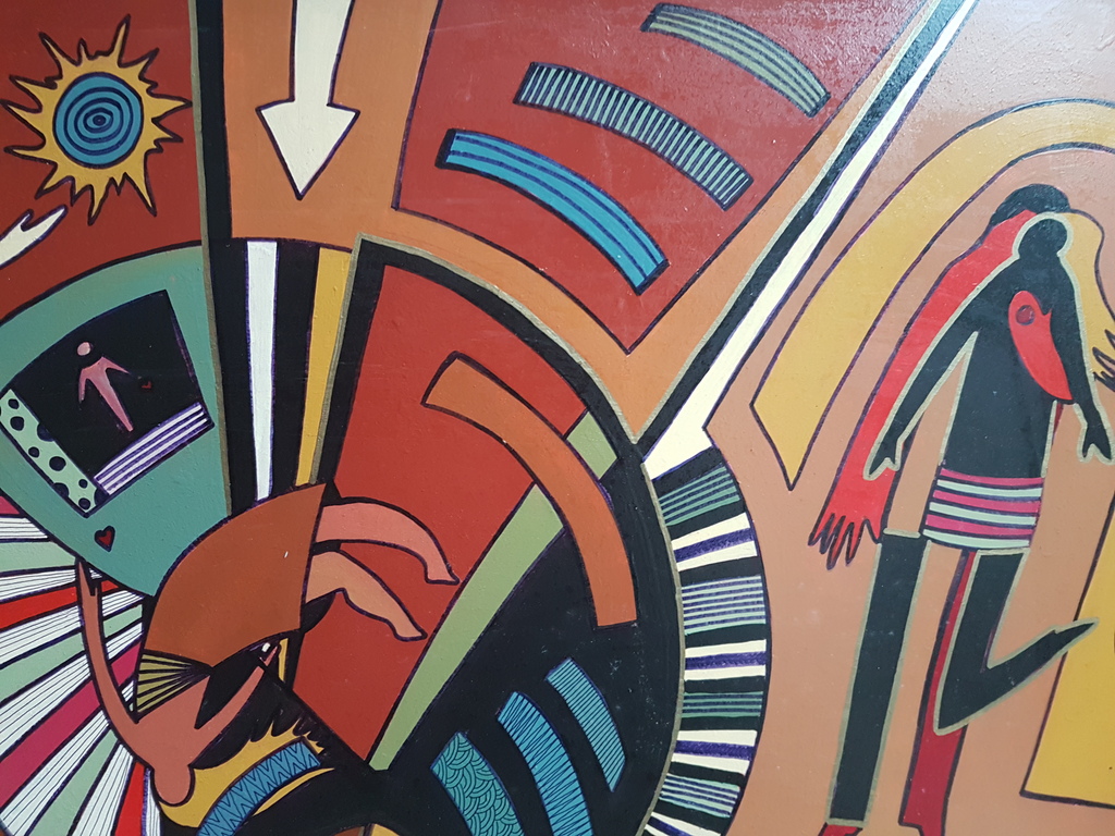 Onbekend - Acryl op board - Modern Pop art schilderij kopen? Bied vanaf 1!