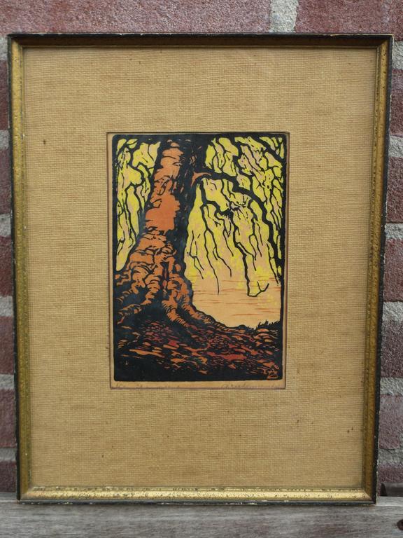 Arie Zonneveld, Beuk, Kleurhoutsnede kopen? Bied vanaf 85!