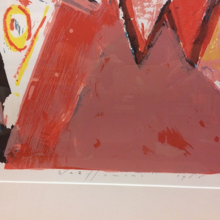 Piet Warffemius - Piet Warffemius - 'Water en vuur', zeefdruk  kopen? Bied vanaf 1!