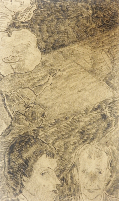 Phocas Fokkens (1888-1965) - Twee potloodtekeningen 1957 kopen? Bied vanaf 55!
