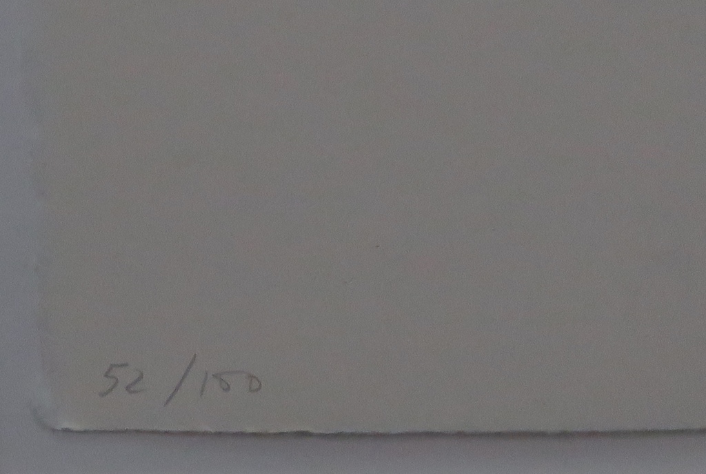 Ansuya Blom: Litho, Collage, Must remain still - Ingelijst kopen? Bied vanaf 35!