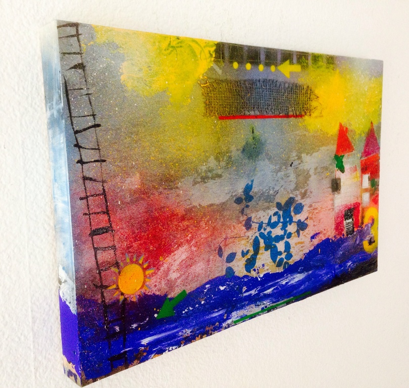 Theo koster, gemengde techniek, en toen viel de zon in de zee kopen? Bied vanaf 1!