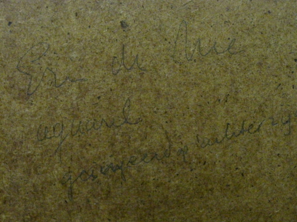 zeldzame Eric de Nie (1944-) aquarel "blauwe compositie" gesigneerd  kopen? Bied vanaf 1!