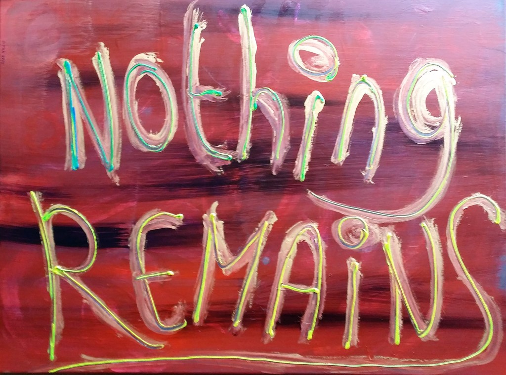 David Tak - Acryl op linnen - Nothing Remains kopen? Bied vanaf 1!