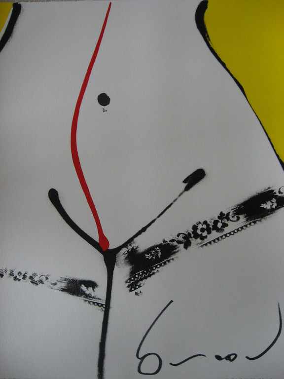 Herman Brood: Kleurenzeefdruk, Hips geel, oplage E.A. kopen? Bied vanaf 129!