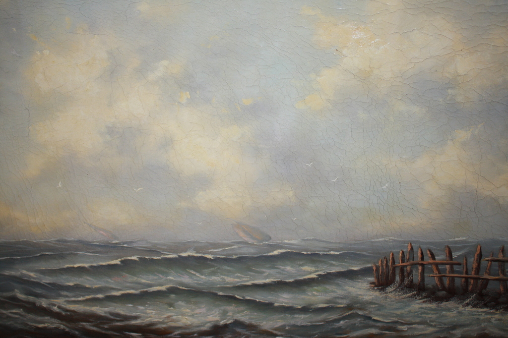 GROOT ZEEGEZICHT - ZEILBOTEN OP ZEE van LENTEMAN kopen? Bied vanaf 1!