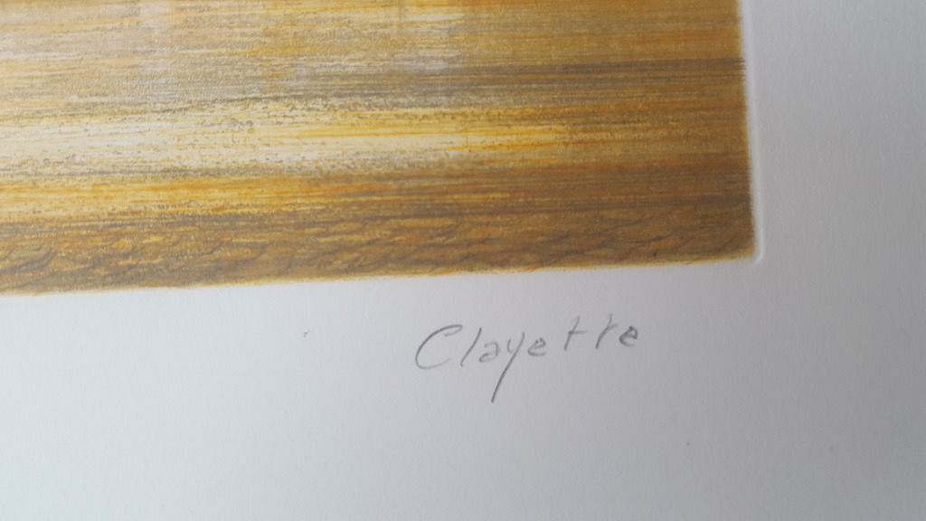 Pierre Clayette (1930-2005) - Eye - kleurenets 12/100, handgesigneerd kopen? Bied vanaf 1!