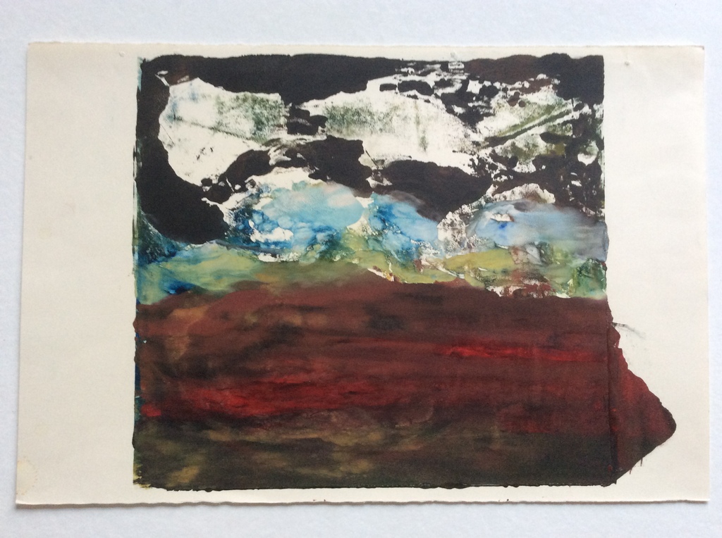 Irene Joffroy - landschap - olieverf op papier kopen? Bied vanaf 1!