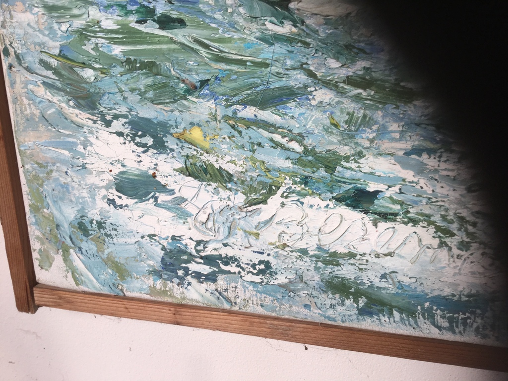 Jan Bezemer. Olieverf schilderij. 130 bij 100cm. Opvliegende eenden kopen? Bied vanaf 300!