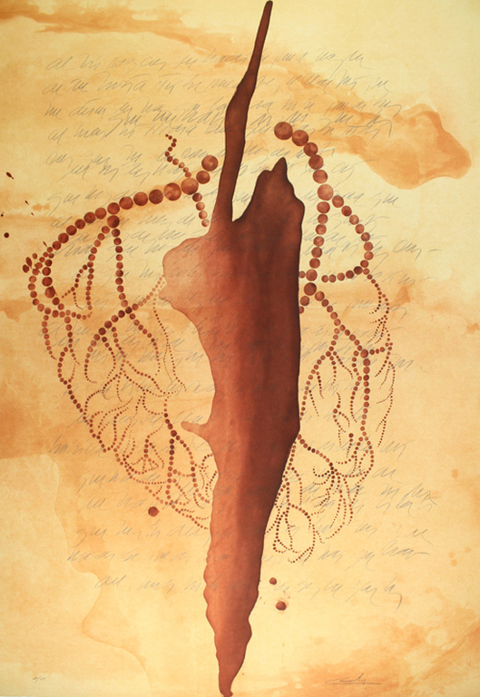 Guillermo Conte- El corazón- kleurets op Guarro-handgesign. kopen? Bied vanaf 150!