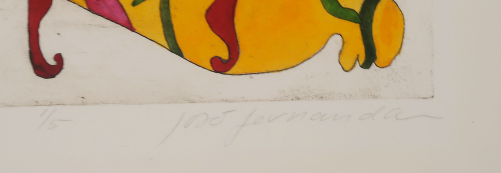 Jose Fernanda: Handbewerkte Ets, Nieuwslezer kopen? Bied vanaf 1!