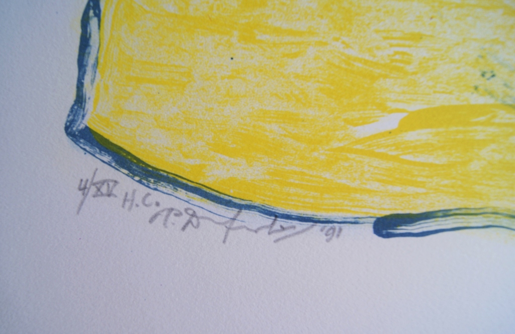 Pieter Defesche - Pieter Defesche - kleuren litho 'Hemelse en aardse liefde' - 1991 kopen? Bied vanaf 125!