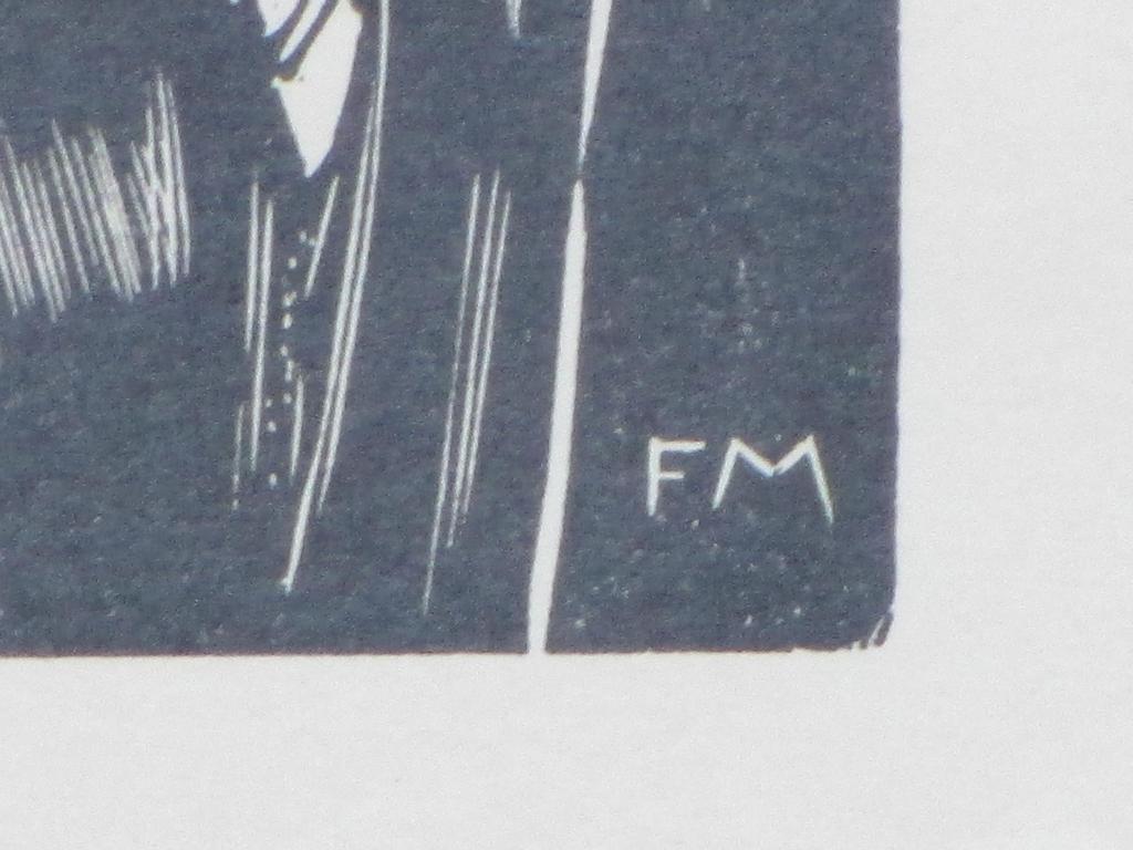 Fokko Mees, De Dronkaards, Houtsnede 1921 kopen? Bied vanaf 50!