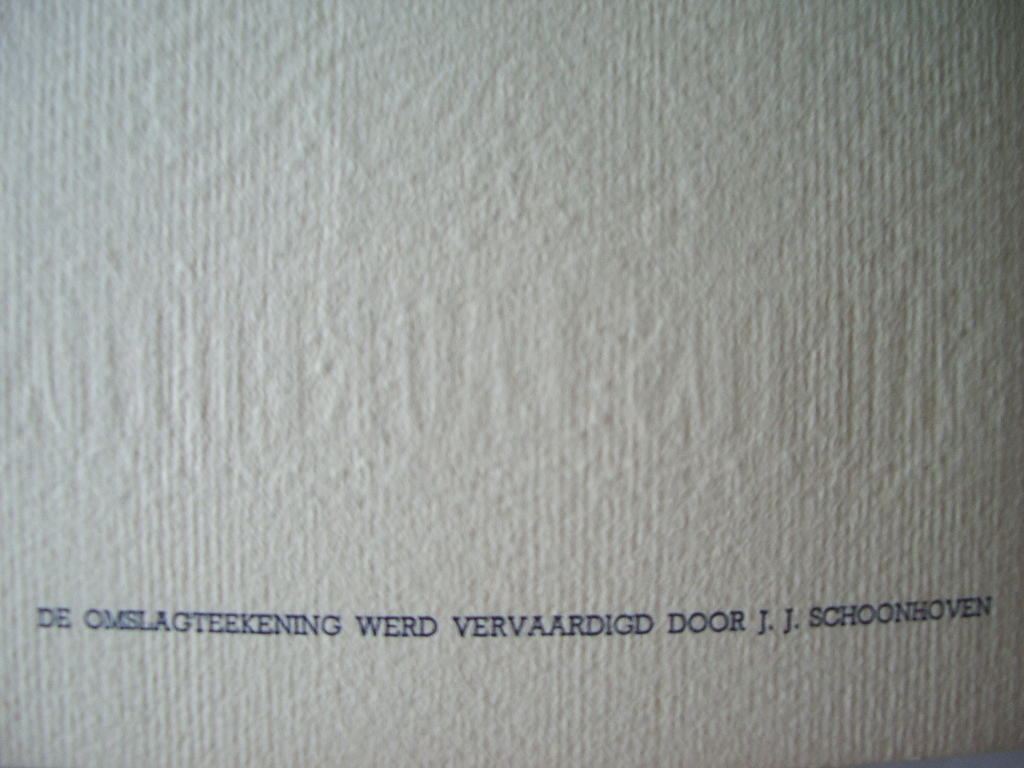 Jan Schoonhoven - litho - menukaart 5de lustrum Sanctus Laurentius 1939 kopen? Bied vanaf 275!