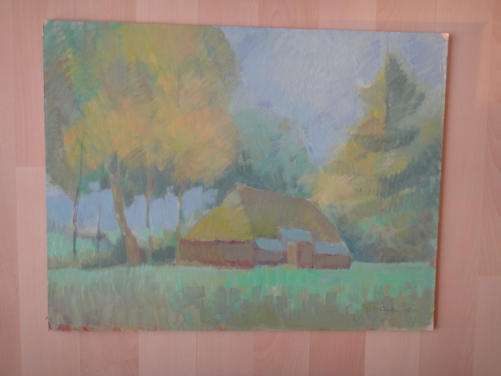 Jan Verheijen, olieverf op board, landschap II kopen? Bied vanaf 1!