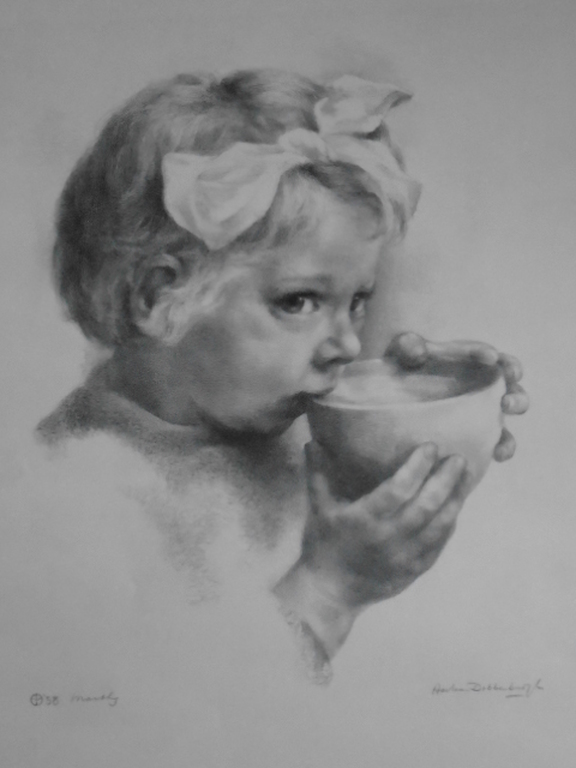 Aart van Dobbenburgh - litho - Marthy verkocht voor € 35!