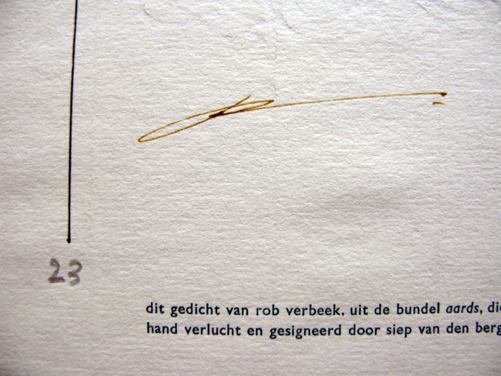 Siep van den Berg (1913-1998) - BELOFTE - rijmprent kopen? Bied vanaf 1!