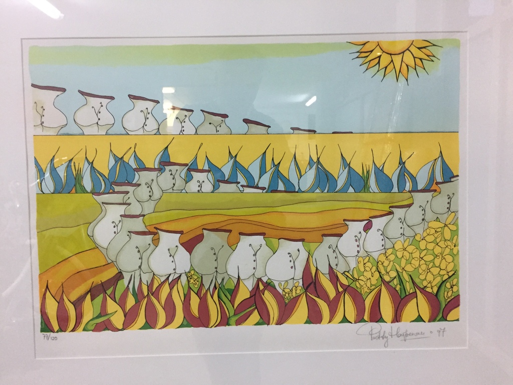 Patty Harpenau Originele zeefdruk 1997 verkocht voor € 70!