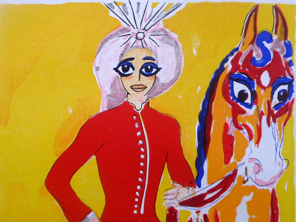 Kees van Dongen  een houtgravure  naar aquarel uit 1001 nacht, 1955 . kopen? Bied vanaf 10!