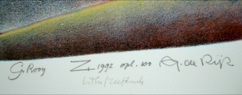 Gerard van Rooy (+3 kunstenaars van Z4), litho/zeefdruk  kopen? Bied vanaf 20!