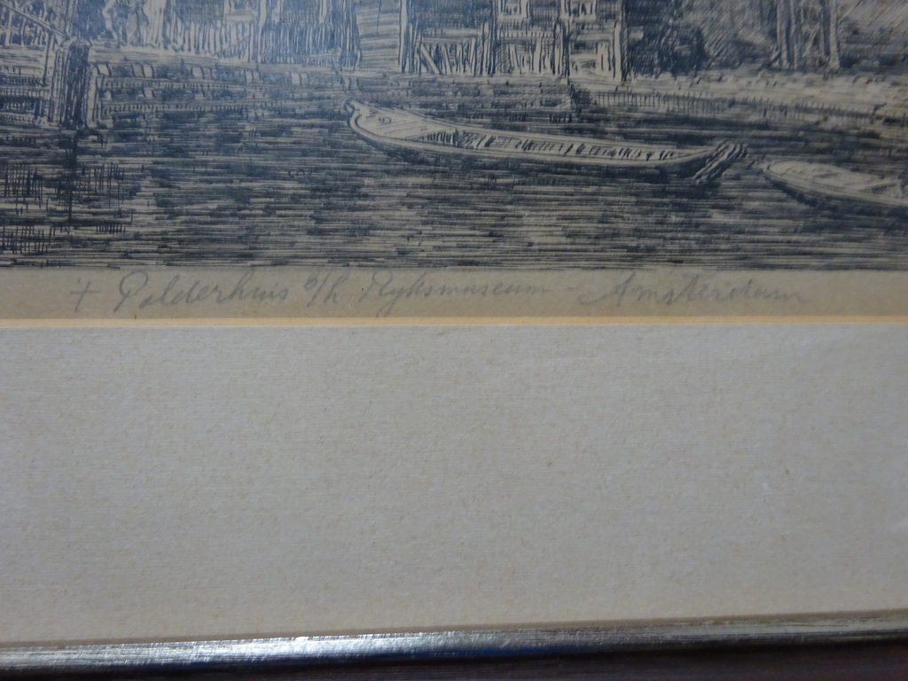 Eugene Rensburg  (  1872 – 1956 ) - ‘t Polderhuis b/h. Rijksmuseum. kopen? Bied vanaf 1!