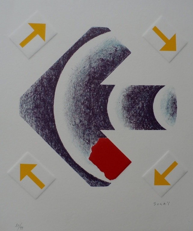 Kumi Sugai - litho: Compositie kopen? Bied vanaf 85!