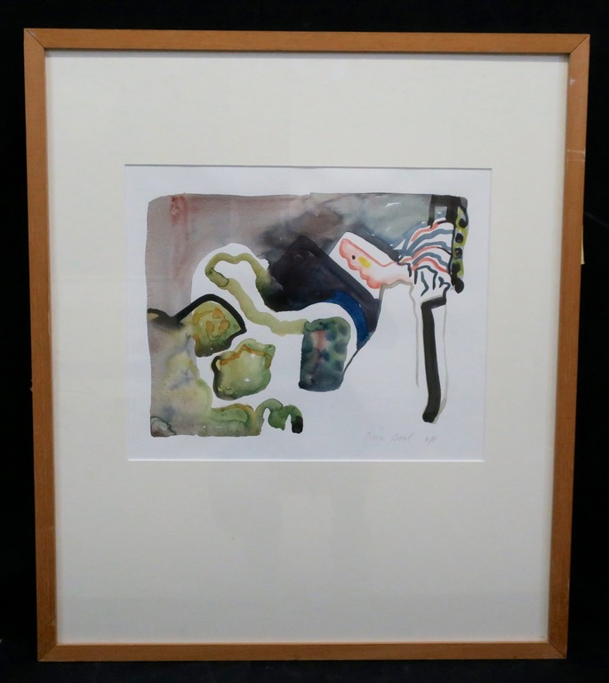 Rein Dool: Aquarel, Ontpopping - Ingelijst kopen? Bied vanaf 90!