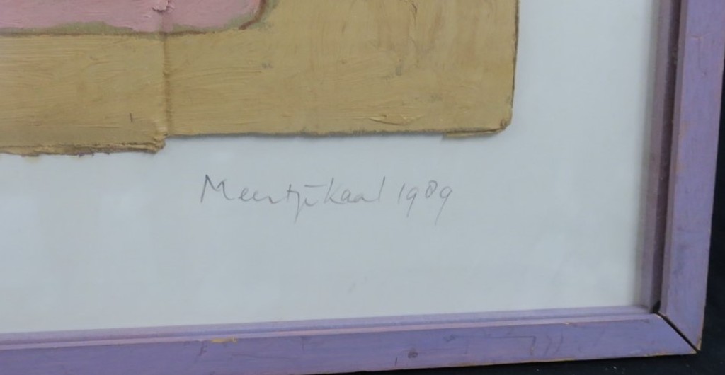 Meertje Kaal: Acryl op karton, Homerus himself - Ingelijst kopen? Bied vanaf 1!
