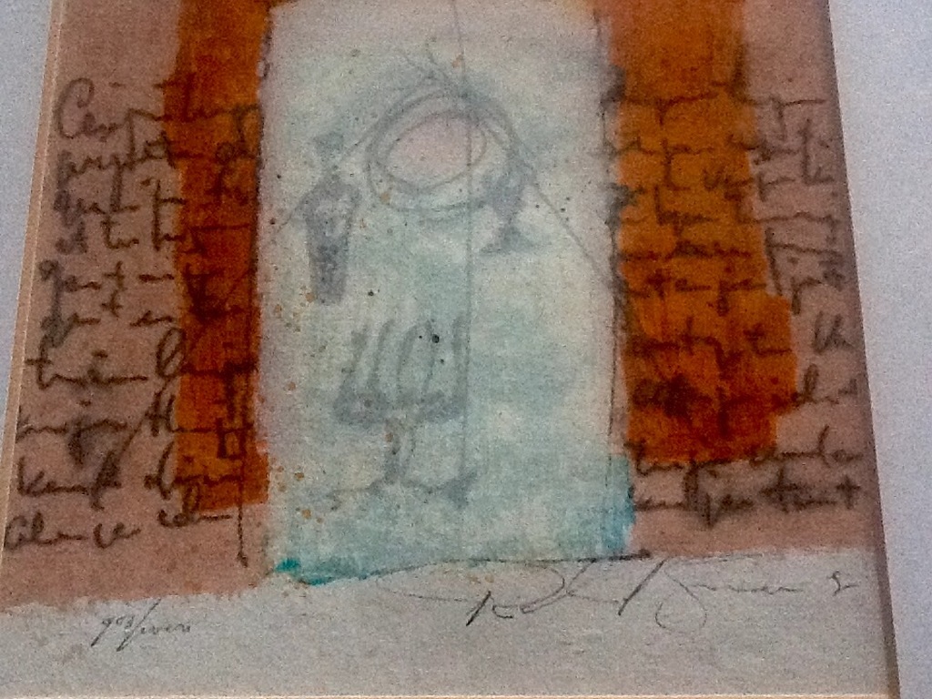 Gemengde techniek op handgeschept papier, Zonder titel kopen? Bied vanaf 25!