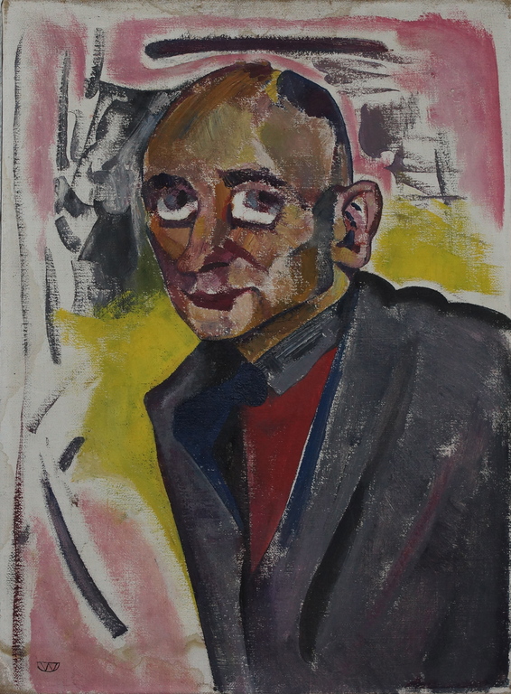 Kees Timmer - Zelfportret (waterschade/opknapper) verkocht voor € 175!