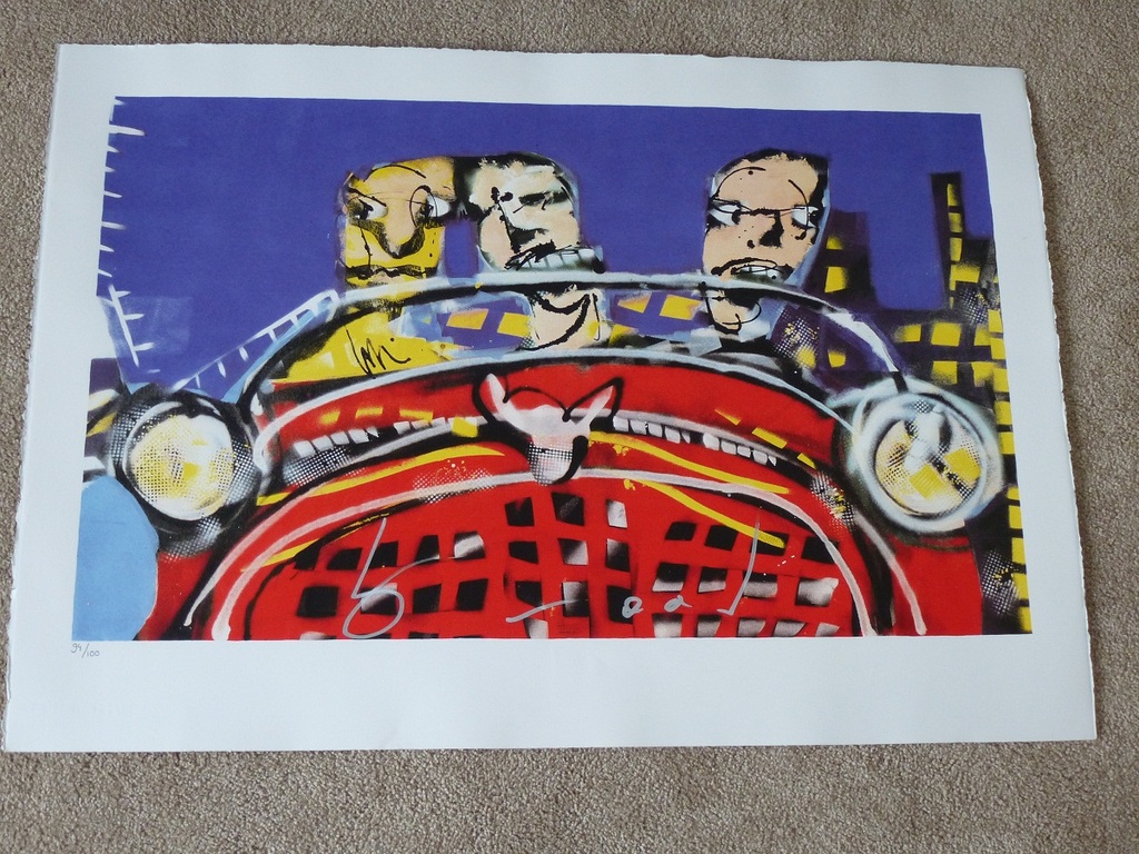 Herman Brood, Zeefdruk: American Dream, Handgesigneerd, 94/100 kopen? Bied vanaf 325!