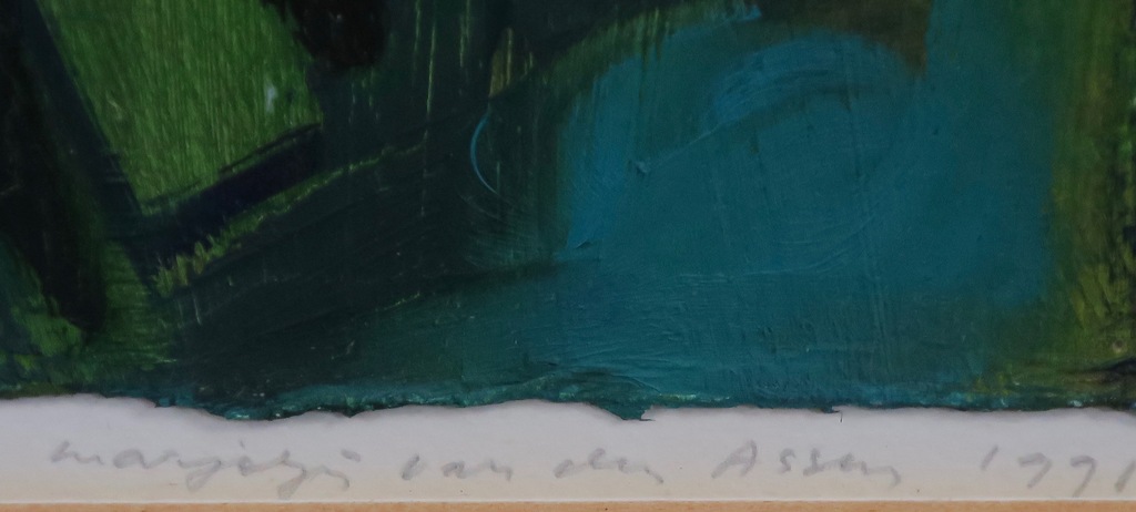 Marjolein van den Asssem: Acryl, Rückkerh 2 -Ingelijst kopen? Bied vanaf 35!