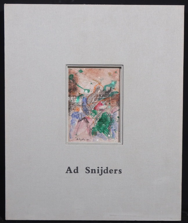Bijzondere uitgave: Monografie Ad Snijders + Origineel werk in gemengde techniek kopen? Bied vanaf 80!