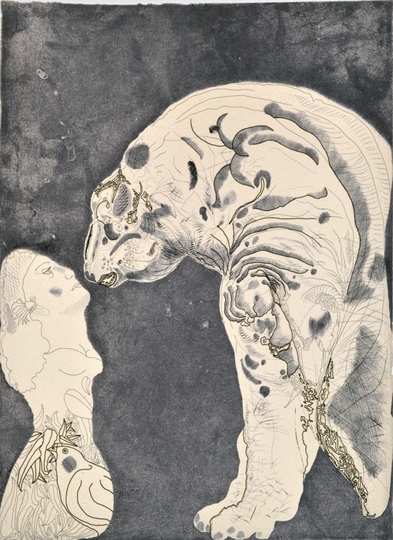 Jorge Castillo, Maitresse ( El Circo Vol. I) - gesigneerde ets - 1979 verkocht voor € 175!