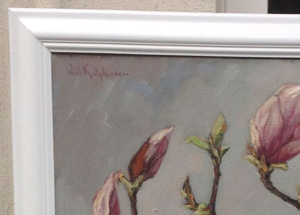 Will Kalshoven, Magnolie, olie op doek kopen? Bied vanaf 250!