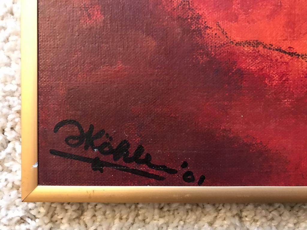 Inez Köhler - acrylverf op board - gesigneerd kopen? Bied vanaf 65!