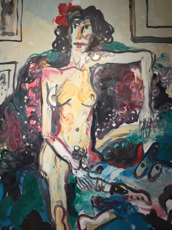 ANTON MARTINEAU dikke olieverf op doek verkocht voor € 1000!