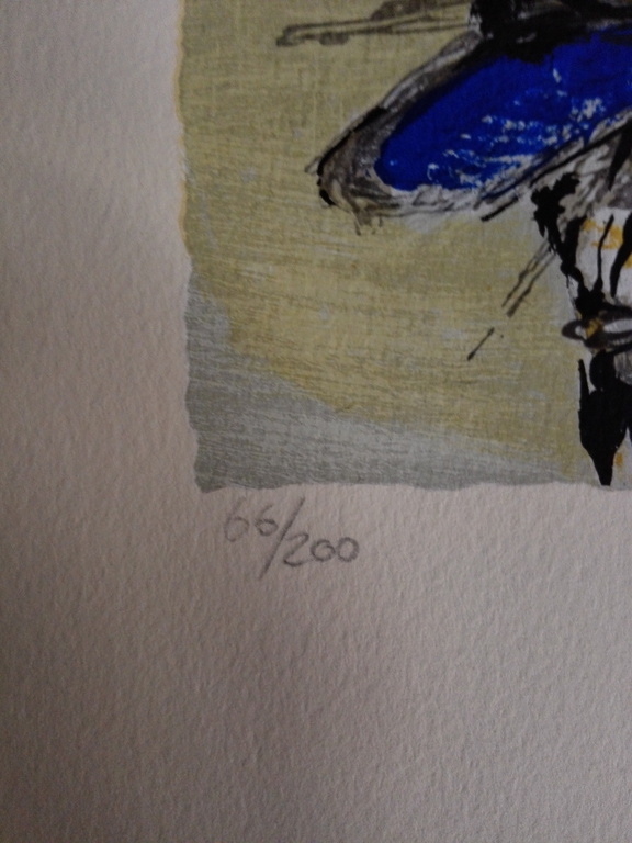 Hans Vanhorck, zeefdruk op papier kopen? Bied vanaf 10!